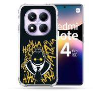 Cokitec Custodia rinforzata per Xiaomi Redmi Note 14 Pro 5G Manga Assassination Classroom Kuro Nero