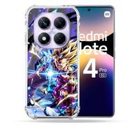 Cokitec Custodia rinforzata per Xiaomi Redmi Note 14 Pro 5G Manga Dragon Ball Sangohan Duo