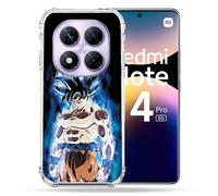 Cokitec Custodia rinforzata per Xiaomi Redmi Note 14 Pro 5G Manga Dragon Ball Sangoku, colore: Nero