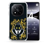Cokitec Custodia rinforzata per Xiaomi Redmi Note 14 Pro Plus 5G Manga Assassination Classroom Kuro Nero