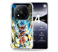 Cokitec Custodia rinforzata per Xiaomi Redmi Note 14 Pro Plus 5G Manga Dragon Ball Sangoku, colore: Bianco