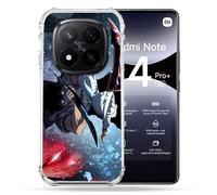 Cokitec Custodia rinforzata per Xiaomi Redmi Note 14 Pro Plus 5G Manga Solo Leveling Sung Epee