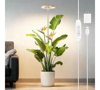 COKOLILA Lampada per piante a LED a spettro completo, lampada per la crescita di piante da interno con spettro di luce solare per veg e fiore, luce professionale per pomodori, verdure, fiori