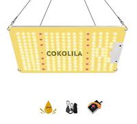 COKOLILA Lampada per Piante con dimmer, LZB1100 Led Grow Light Full Spectrum con IR, Lampade per la Coltivazione con 222pcs Leds per Piante da interno Semina Veg e Fiore, luce piante Coprire 60 * 60cm