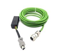 COKYIS Cavo con Batteria JZSP-CVP26 JZSP-CVP27 for Encoder di Valore assoluto del servomotore Serie SGMGV 7G(Straight Plug,20M)