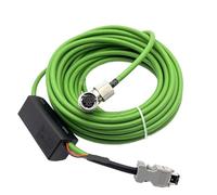 COKYIS Cavo con Batteria JZSP-CVP26 JZSP-CVP27 for Encoder di Valore assoluto del servomotore Serie SGMGV 7G(Angle Plug,5M)