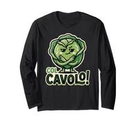 col Cavolo Frase Divertente Ironia Umorismo Italiano Maglia a Manica