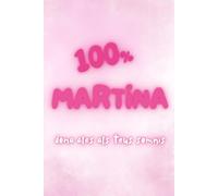 Col·lecció: rosa de sucre. Llibreta A5 de 100 pàgines. Quadern de notes de punts. Tapa tova. Llibreta amb nom: MARTINA: Coberta de la llibreta amb el nom, perfecte per regalar