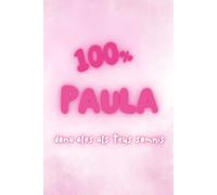 Col·lecció: rosa de sucre. Llibreta A5 de 100 pàgines. Quadern de notes de punts. Tapa tova. Llibreta amb nom: PAULA: Coberta de la llibreta amb el nom, perfecte per regalar.