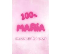 Col·lecció: rosa de sucre. Llibreta A5 de 100 pàgines. Quadern de notes de punts. Tapa tova. Llibreta amb nom: MARIA: Coberta de la llibreta amb el nom, perfecte per regalar.