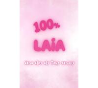 Col·lecció rosa de sucre. Llibreta A5 de 100 pàgines. Quadern de notes de punts. Tapa tova. Llibreta amb nom LAIA: Coberta de la llibreta amb el nom, perfecte per regalar Paperback