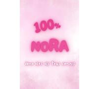 Col·lecció rosa de sucre. Llibreta A5 de 100 pàgines. Quadern de notes de punts. Tapa tova. Llibreta amb nom NORA: Coberta de la llibreta amb el nom, perfecte per regalar