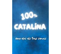 Col·lecció: rosa de sucre. Llibreta A5 de 100 pàgines. Quadern de notes de quadres. Tapa tova. Llibreta amb nom CATALINA: Coberta de la llibreta amb el nom, perfecte per regalar.