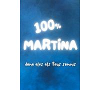 Col·lecció: rosa de sucre. Llibreta A5 de 100 pàgines. Quadern de notes de quadres. Tapa tova. Llibreta amb nom: MARTINA: Coberta de la llibreta amb el nom, perfecte per regalar.