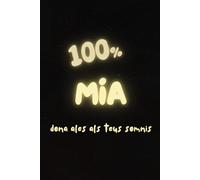 Col·lecció: rosa de sucre. Llibreta A5 de 100 pàgines. Quadern de notes de ratlles. Tapa tova. Llibreta amb nom: MIA: Coberta de la llibreta amb el nom, perfecte per regalar