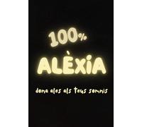 Col·lecció rosa de sucre. Llibreta A5 de 100 pàgines. Quadern de notes de ratlles. Tapa tova. Llibreta amb nom: ALÈXIA: Coberta de la llibreta amb el ... per regalar.: Llibreta perfecte per regalar