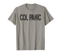 col Panic - Pun Black Design per Unix/Linux Geeks & Nerds Maglietta