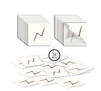 Col-Pary Wizard Lightning Bolt Scar Temporary Tattoos for Halloween Cosplay Costume, Magical Theme Party Decorations, 24 pezzi