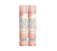 COLAB Shampoo secco Pure Nude, 2 pezzi, 200 ml, shampoo secco leggermente profumato per cuoio capelluto sensibile