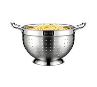 Colander for Kitchen - Vegetable Washing Basket for Fast Food Preparation | Stainless Steel Mesh with Side Handles, Deep Strainer Design, Quick Draining Tool for Cooking