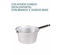COLAPASTA Alluminio Ø 18 X10H CONICO SCALDAPASTA manico gancio Pentole Agnelli