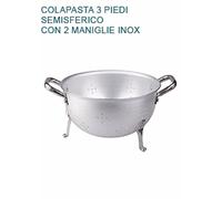 COLAPASTA In Alluminio Ø cm 22 X14H A TRE PIEDI Professionale Pentole Agnelli