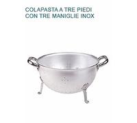COLAPASTA In Alluminio Ø cm 40 X24,5H A TRE PIEDI Professionale Pentole Agnelli