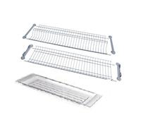 Colapiatti Scolapiatti a Pensile Cromato con Vassoio in Acciaio Inox 86 cm