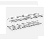 Colapiatti Scolapiatti a pensile cromato senza vassoio 76 cm