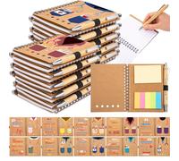 Colarr Set di 20 quaderni a spirale motivazionali per infermiere, con note adesive, penna a sfera, regali di ringraziamento, diari motivazionali medici per personale sanitario e infermieristico