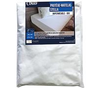COLAS NORMAND | Proteggi-materasso impermeabile | 70x140 | Cotone Bio certificato OCS | Morbida e Resistant | Fasce 27 cm 100% Cotone Bio Estensibili