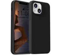 ColasGalys Custodia per iPhone 13 Mini, in silicone di alta qualità, con fodera in microfibra, anti-impronte, antigraffio, antiurto, per iPhone 13 Mini, colore nero