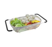 Colatutto Estensibile Cucina Acciaio Inox 29/43 x 19 cm Eva | Scolapasta Lavello