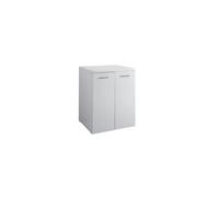 Colavene - Base 70X66xH91 con due ante contenitore lavatrice/asciugatrice : Finitura colacril - Bianco