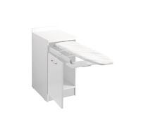 Colavene - Base mobile con apertura a sinistra e asse da stiro estraibile - 24451 : Finitura colacril - Bianco
