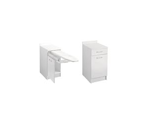 Colavene - Base mobile con apertura a sinistra e asse da stiro estraibile - 24451 : Finitura colacril - Rovere primitivo