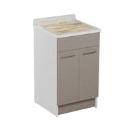 Colavene - Jollywash lavatoio 50x50 con portabiancheria e tavola di lavaggio - 24140 : Finitura colacril - Corda