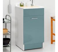 Colavene - Swash lavapanni 45X50Xh86 Celeste apertura a sinistra 24090D