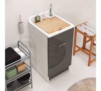 Colavene - Swash lavapanni 45X60Xh86 Antracite apertura a destra 24071H