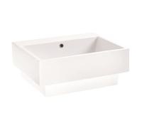 COLAVENE - VOLANT lavabo profondo in ceramica 60X50 h25 cm senza foro - LAB6050