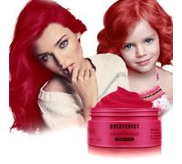 COLAYERIST Cera temporanea per capelli rossa, lavabile, spray temporaneo per colorare i capelli, per bambini, cera per trucco per capelli per feste o cosplay, prodotti per la colorazione dei capelli,
