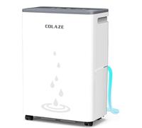 COLAZE Deumidificatore Casa Muffa 20L/24h, Adatto fino a 50㎡, Deumidificatore a Compressore Portatile Silenzioso, Timer 24 ore, Ideale per umidità e condensa