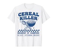Colazione Cereali Killer Colazione di Champions Cibo Maglietta