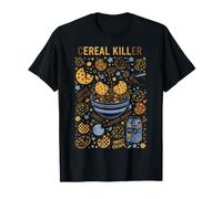 Colazione Cereali Killer Divertente Brunch caffè Cibo Maglietta
