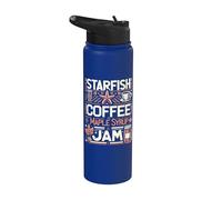Colazione con caffeina al caffè e sciroppo d'acero e marmellata di stelle marine Stainless Steel Insulated Water Bottle