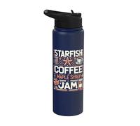 Colazione con caffeina al caffè e sciroppo d'acero e marmellata di stelle marine Stainless Steel Insulated Water Bottle