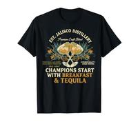 Colazione Divertente Brunch caffè Burro di Arachidi Sciroppo d'Acero Maglietta