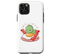 Colazione Kawaii Draghetto Dolce Uovo E Pancetta Cuore Custodia per iPhone 11 Pro