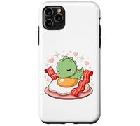 Colazione Kawaii Draghetto Dolce Uovo E Pancetta Cuore Custodia per iPhone 11 Pro Max