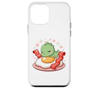 Colazione Kawaii Draghetto Dolce Uovo E Pancetta Cuore Custodia per iPhone 12 mini
